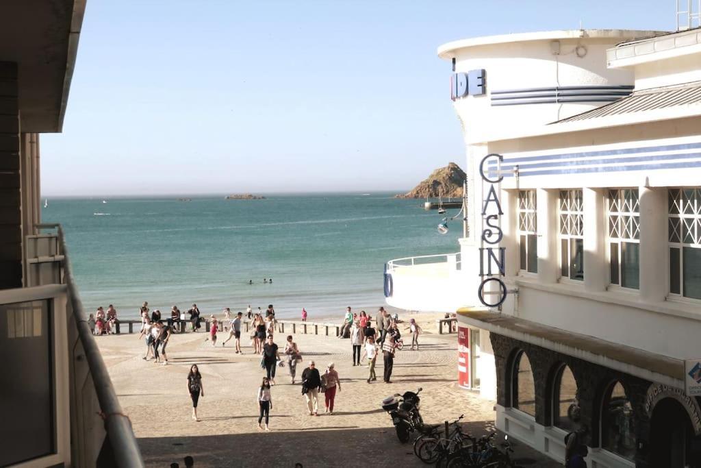 Les Bains Studio Vue Mer Pleneuf-Val-Andre Exterior foto